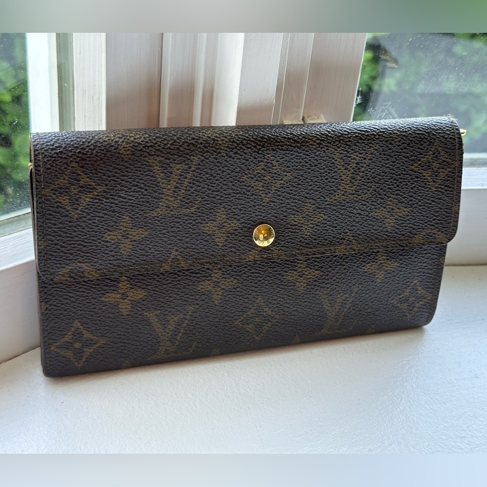 Louis Vuitton Monogram Canvas Long Wallet